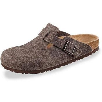 BIRKENSTOCK Boston Filz Clogs für Damen und Herren, Braun, 42 EU