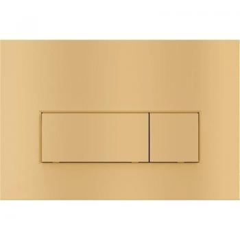 Plaque de commande en acier inoxydable finition or mat