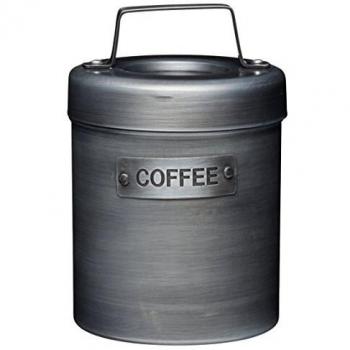 Vintage-Style Metal Coffee Canister, 1 L