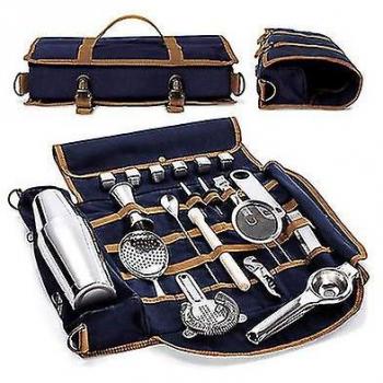 Bolsa de Almacenamiento para Bartender Azul Oscuro