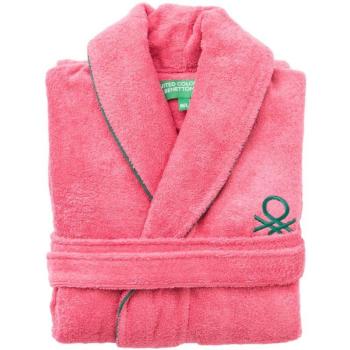 Albornoz 420GSM Rosa Core 100% Algodón con Bordado Benetton