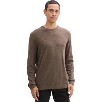 Jersey de hombre Tom Tailor, cuello redondo, color liso
