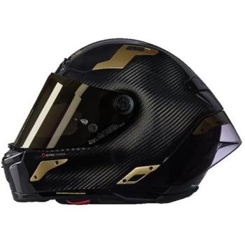 Nolan X-804 RS Ultra Carbon Aureo Casque Noir Brun Beige S