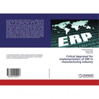 Critical Appraisal for implementation of ERP in manufacturing industry