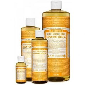 Nettoyant Corporel Bio aux Agrumes et à l'Orange de DR. Bronner, 59ml