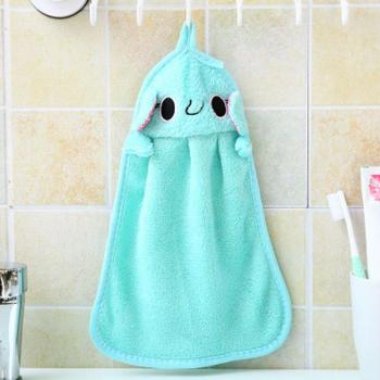 Hanging Cartoon Animal Hand Towel for Children