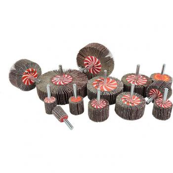 15-80mm Sanding Flap Wheel Discs 80 Grit with 6mm Shank