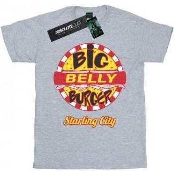 Abbigliamento DC Comics Girls Arrow Big Belly Burger T-Shirt in cotone