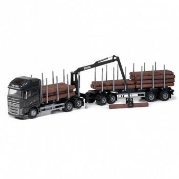 Camion de transport de bois Volvo FH16/750 noir 1:25