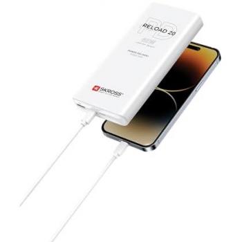 Powerbank Reload 20 65W PD Bianco con Capacità 20000 mAh