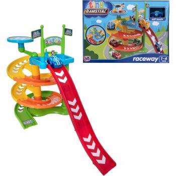 Tiny Teamsterz Spiral Raceway with Included Soft Touch Car