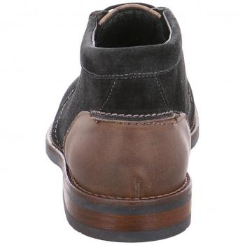 Longo Schwarz Herrenstiefel mit Schnürung KF 3070938-3