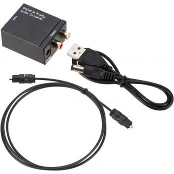 TQQLSS Adaptador de Audio Digital a Analógico