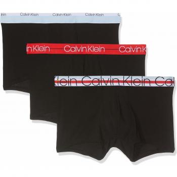 Tommy Hilfiger Trunk 3PK, Boxer para Hombre, Color Negro