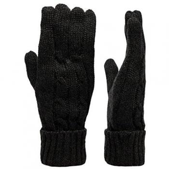 Peter Storm Women's Cable Knit Gloves, Black