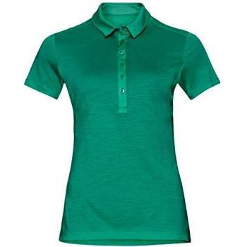 Polo Odlo Koya Ceramiwool SS, Femme, Multicolore (Pool Green 40225), Taille X-Large