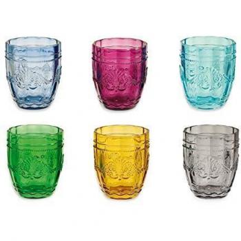 Set 6 bicchieri acqua Tivoli 325 ml colori misti