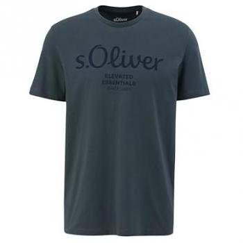 S.Oliver T-Shirt 2139909 Grau Regular Fit