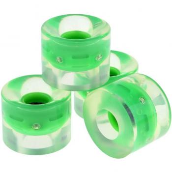 4 Pack Flashing Skate Wheels 78A Hardness 60mm with Magnetic Core
