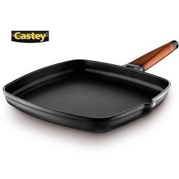 Asador sarten plano Castey 22x22 cm
