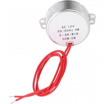 Motor Eléctrico TYC30 12V AC 4W 5-6 RPM Ventilador Reversible
