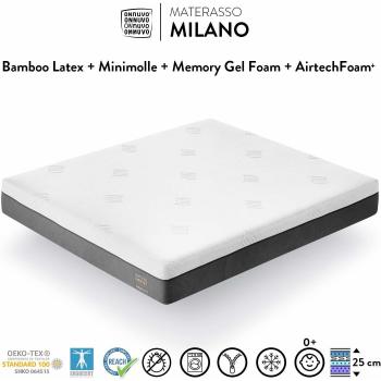 OnNuvo Materasso LATTICE BAMBOO NATURALE 70-75 kg/m3