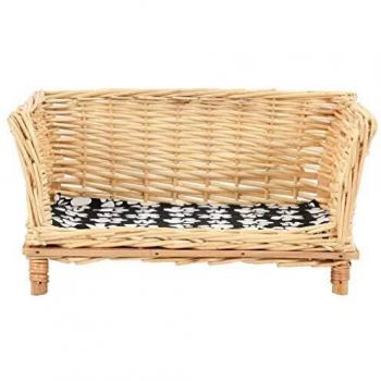 Cesta para perros con cojín 50x33x30 cm