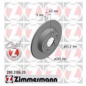 ZIMMERMANN 280.3186.20 Verbessertes Bremssystem, hinten