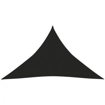 Voile d’ombrage extérieur VidaXL 160 g/m² Noir 3×3×4,2 m PEHD