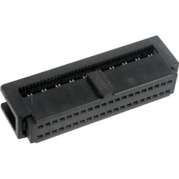 2-Row Pin Connector, 34 Pins, Strain Relief, 1.27 mm Pitch
