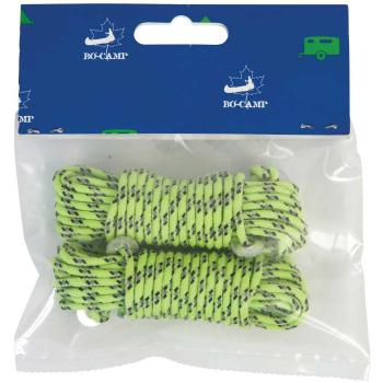 Bo-Camp Reflecterende Nylon Touw met Spanners 2x3,5m Ø 3mm