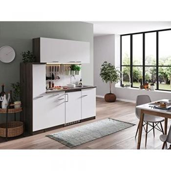 Cucina Modulo 180 cm Bianco e Rovere York