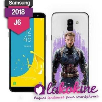 Hülle für Samsung Galaxy J6 2018 Captain America