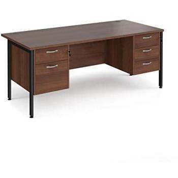 Rectangular Office Desk 1800mm x 800mm with 2 Drawer Pedestal