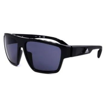 Adidas Sport SP0008 01A Men's Size 61 Black Sport Sunglasses