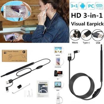 Mini Otoscopio HD de Limpieza