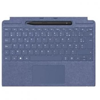 Surface Pro X, 8 et 9 : Clavier Signature + Stylet Bleu Sapphire