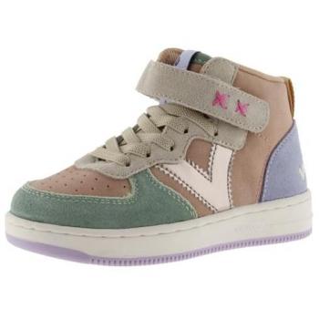 Baskets en cuir à lacets élastiques Victoria Tiempo 30