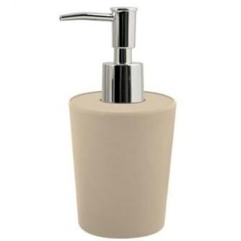 Spirella Takeo: Seifenschale + Spender, 400 ml Bambussand