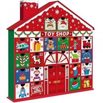 Handcrafted Wooden 3D Pull‑Out Christmas Calendar