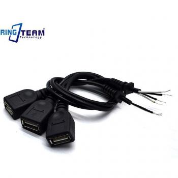 Câble d'Alimentation USB Femelle 30 CM