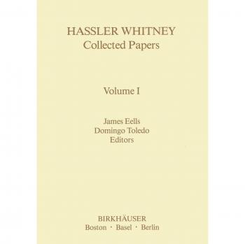 Toledo, Domingo: Hassler Whitney Collected Papers Volume I