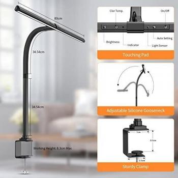 KableRika Schwanenhals‑Lampe für Augenschutz und Flexibilität