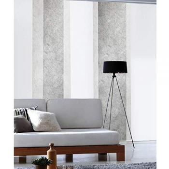 Mât de Rideau Japonais Tamisant Motif Frost 60 cm – Gris