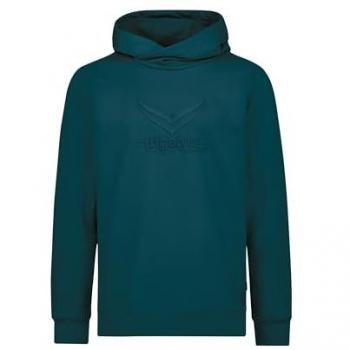 TRIGEMA Kapuzenpullover mit großem 3D-Motiv in Saphir