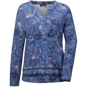 GOLDNER Langarmshirt mit Paisleymuster