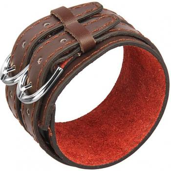 Pulsera de Cuero Estilo Rock Double Tour