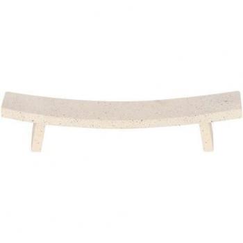 Single‑Color Minimalist Speckle Incense Holder – Cream Edition