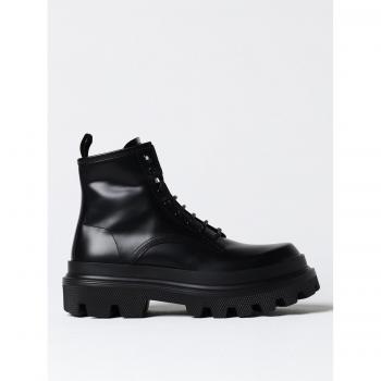 Dolce & Gabbana Men's Black Lace-up Boots