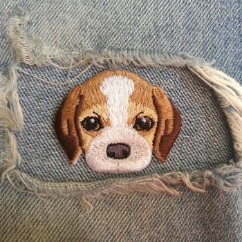 Beagle Dog High-End Fabric Patch